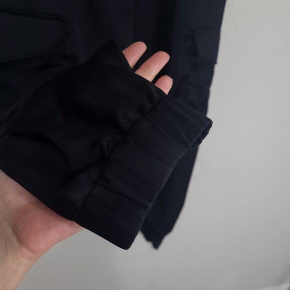 Gabrielle Union Black Satin Cargo Jogger Pants Womens 8 Relaxed Dressy N… - Picture 6 of 13